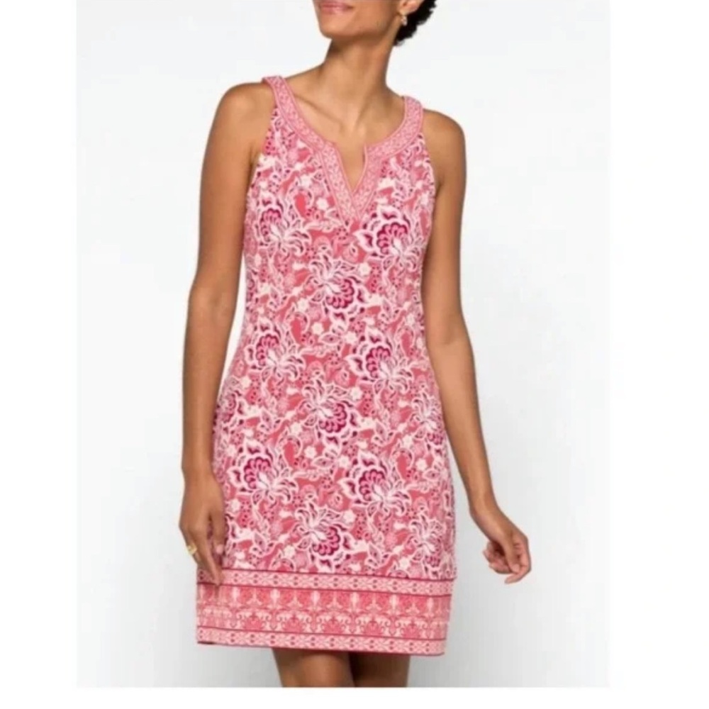 Magnolia Grace Red and White Floral‎ Dress